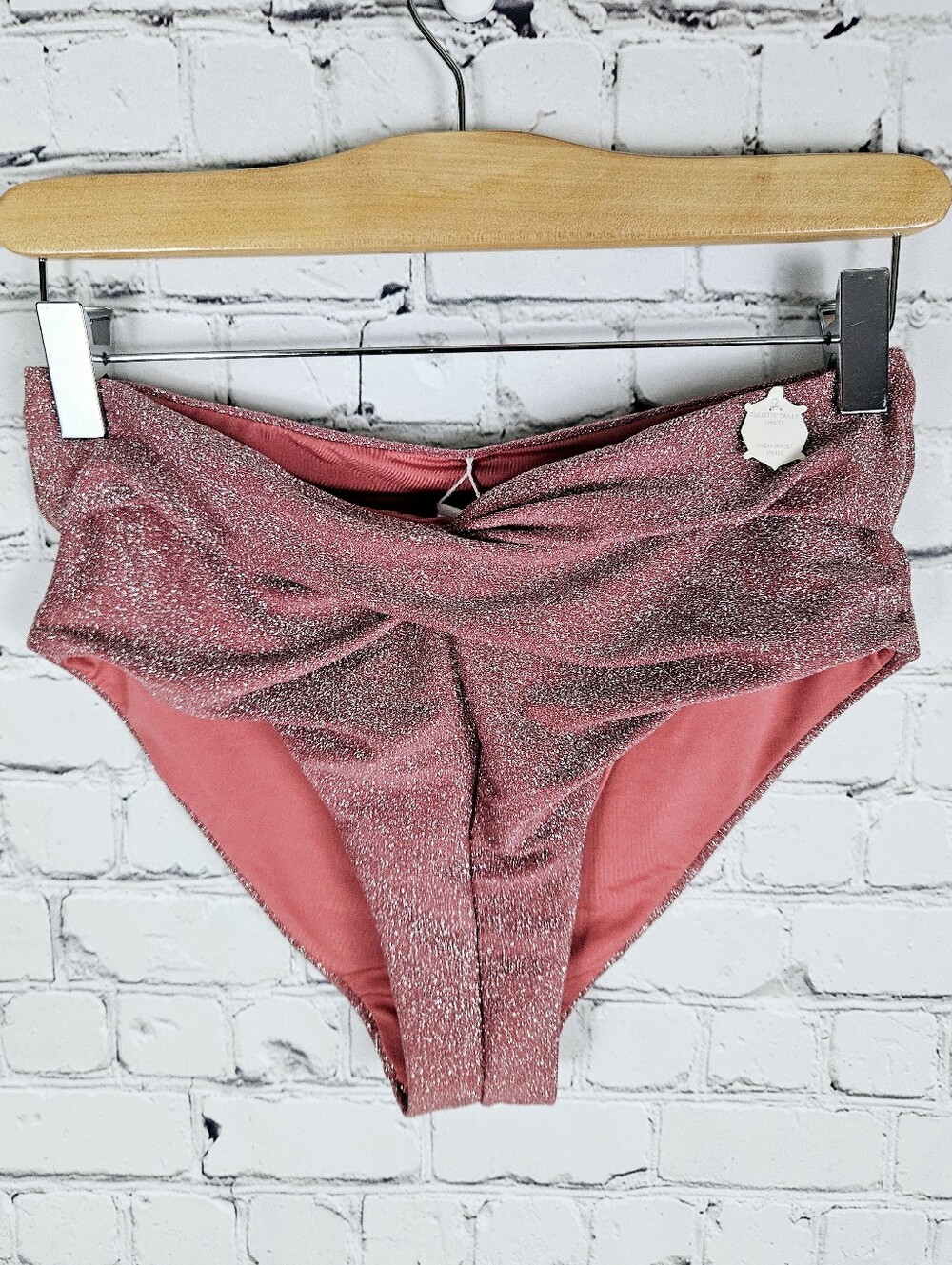 EVERYDAY SUNDAY | Peaceful Sunday shiny sparkly high waist swim bikini bottoms